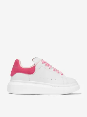 Alexander McQueen Girls Leather Chunky Lace Up Trainers