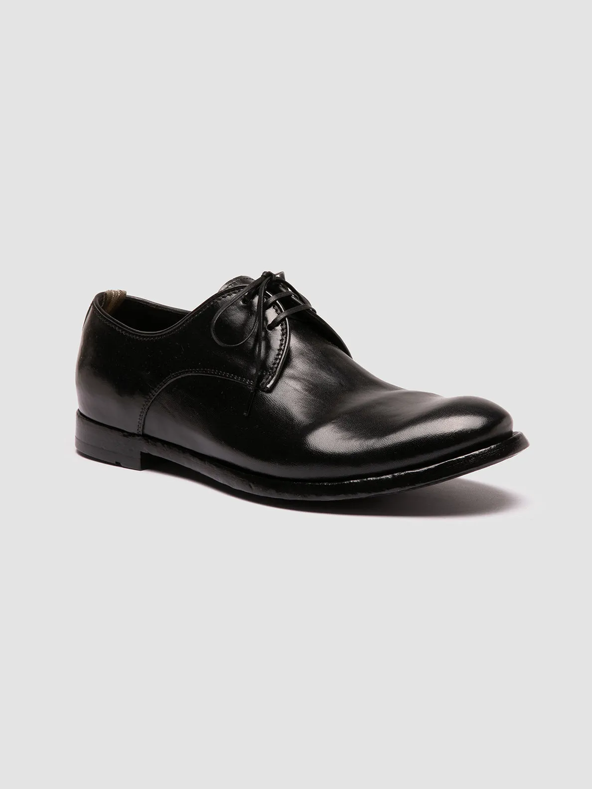 ANATOMIA 87 - Black Leather Derby Shoes