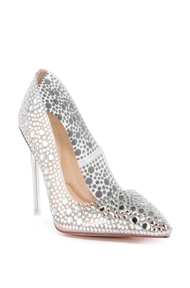 AZALEA WANG GARNET SILVER PUMP