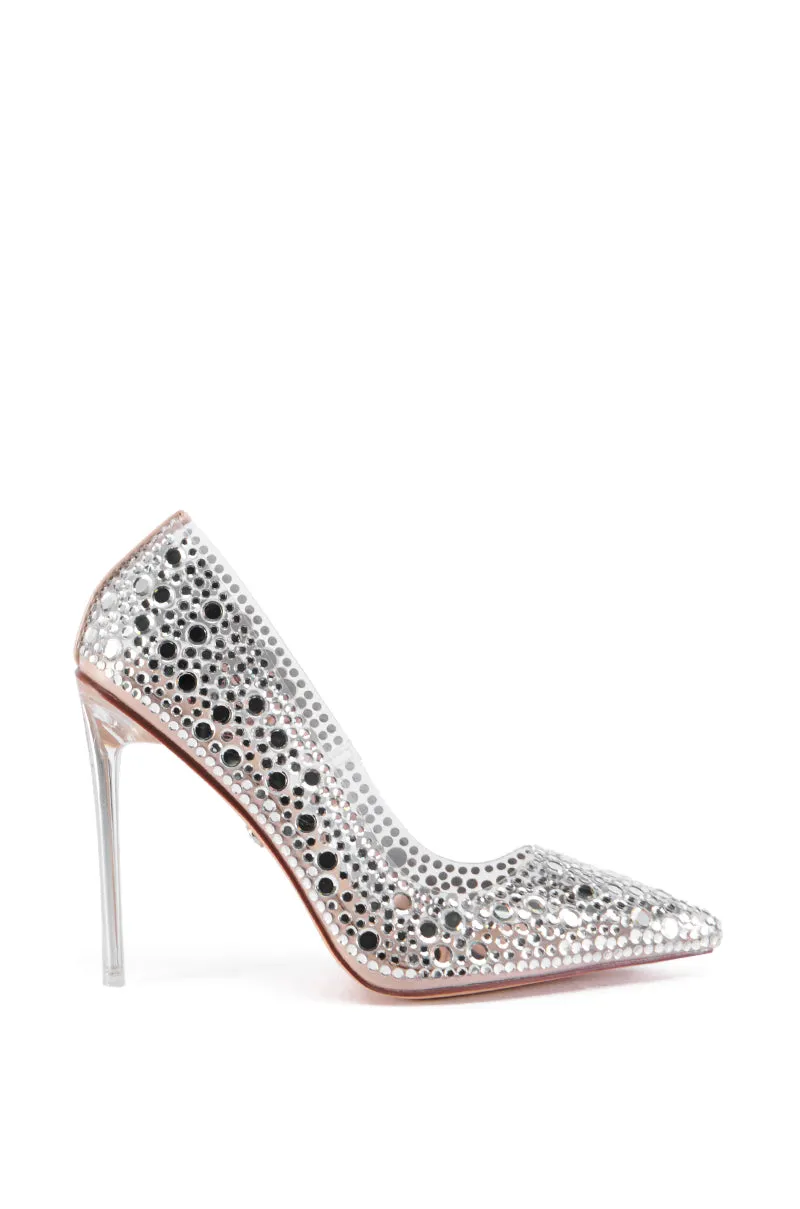 AZALEA WANG GARNET SILVER PUMP