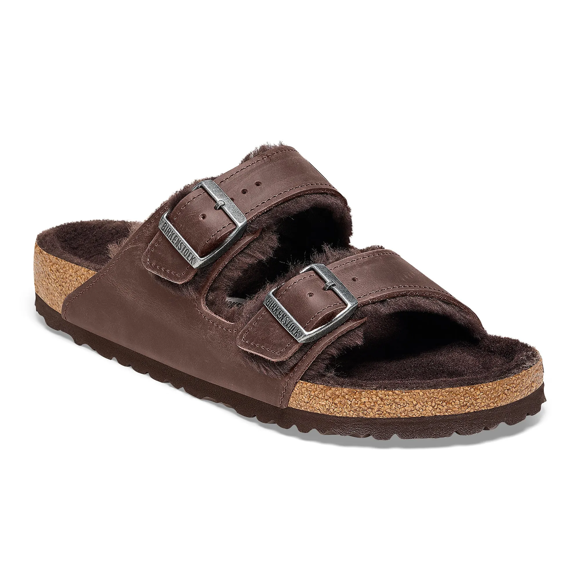 Birkenstock Arizona Shearling Oiled Leather Women's