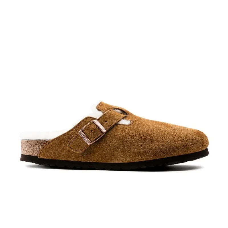 Birkenstock Boston Shearling - Mink Suede