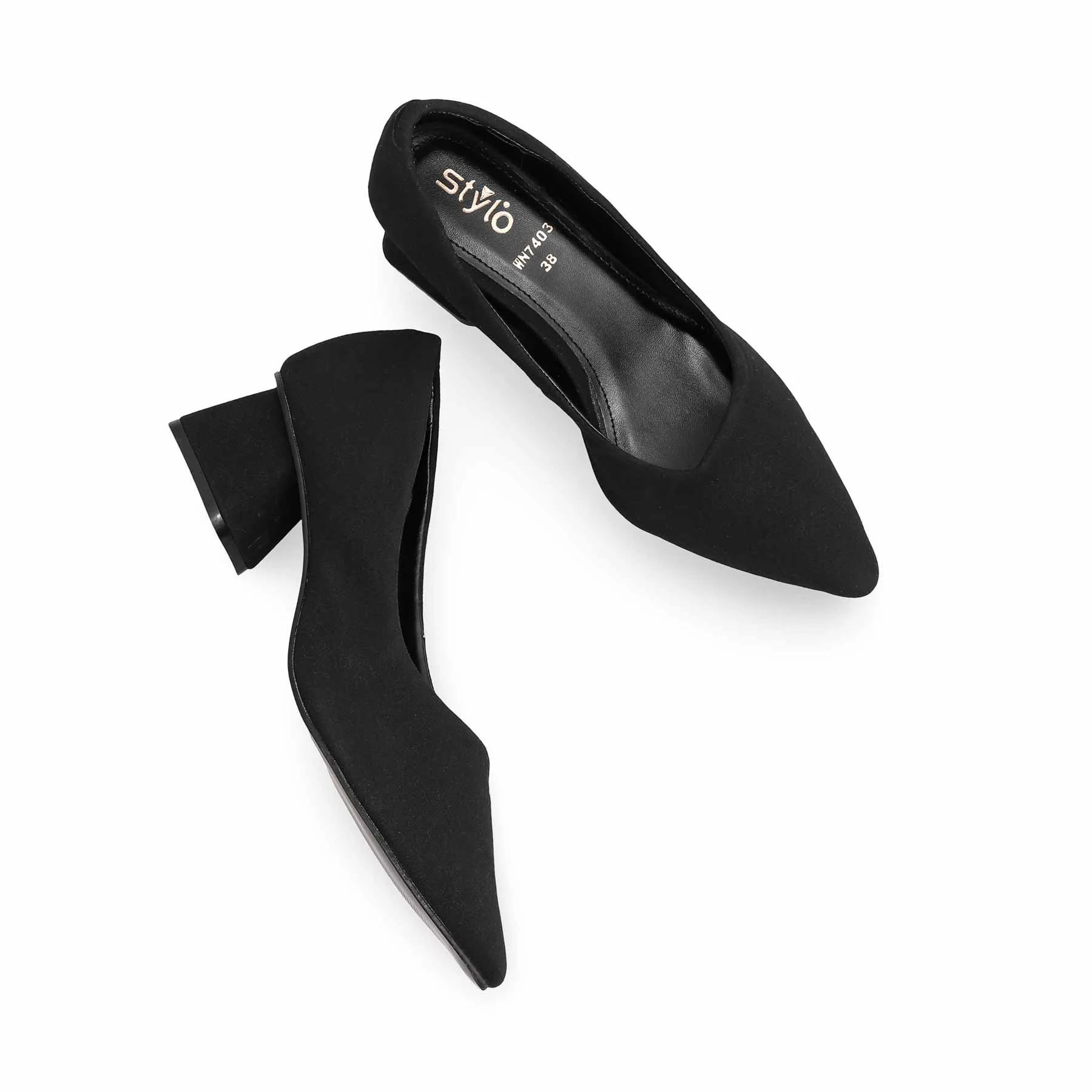 Black Court Shoes WN7403