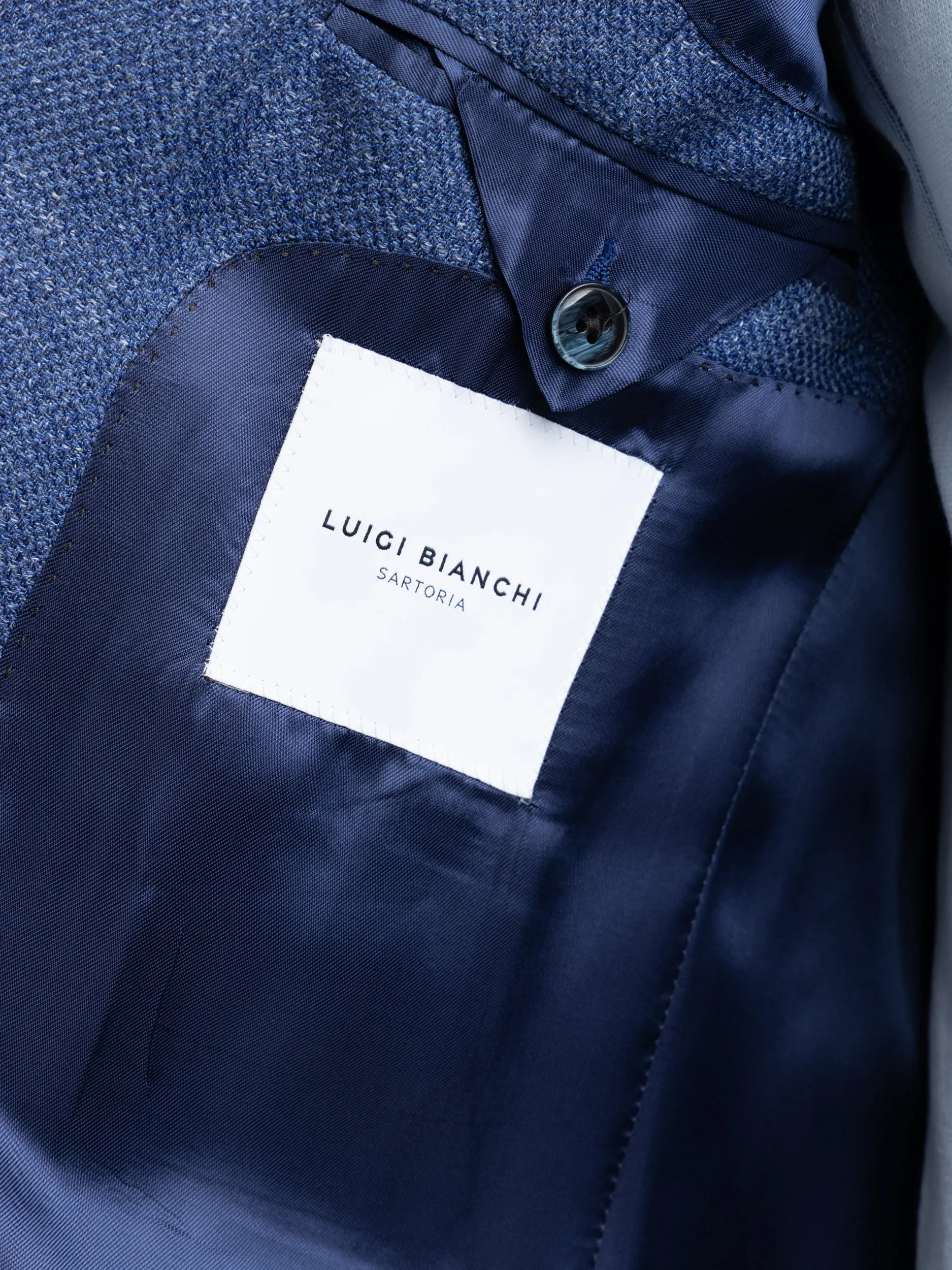 Blue Linen Sport Jacket