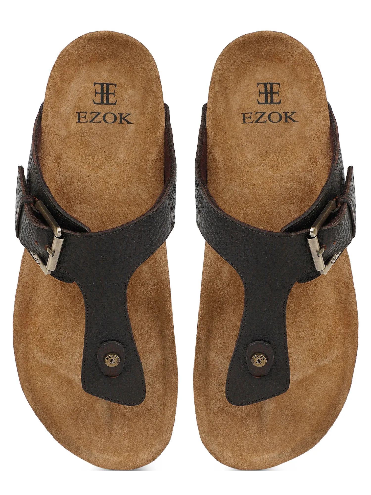 Brown Leather sandal for men