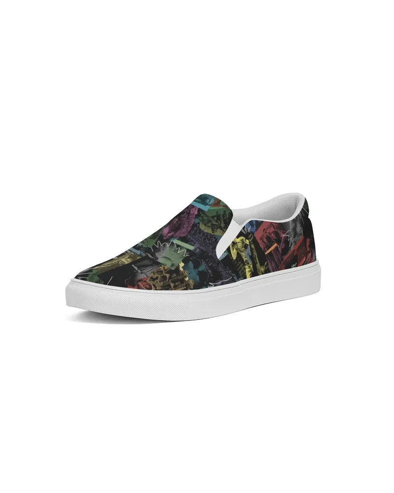 Cali Roots Riddim Collection All Over Print Mens Slip-On Canvas