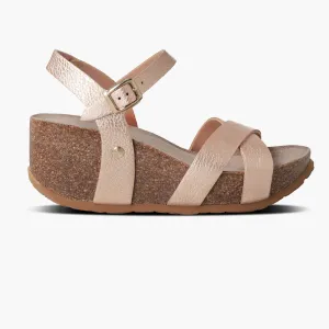 Camille Rose Gold Sandals