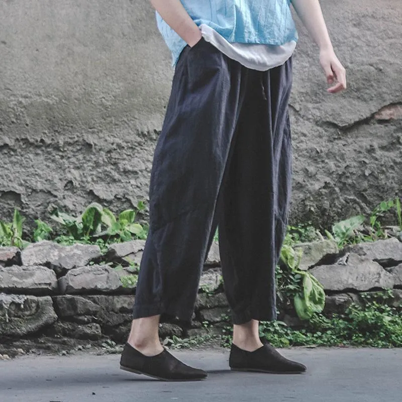 Casual Zen Linen Pants | Lotus