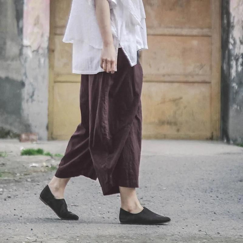 Casual Zen Linen Pants | Lotus