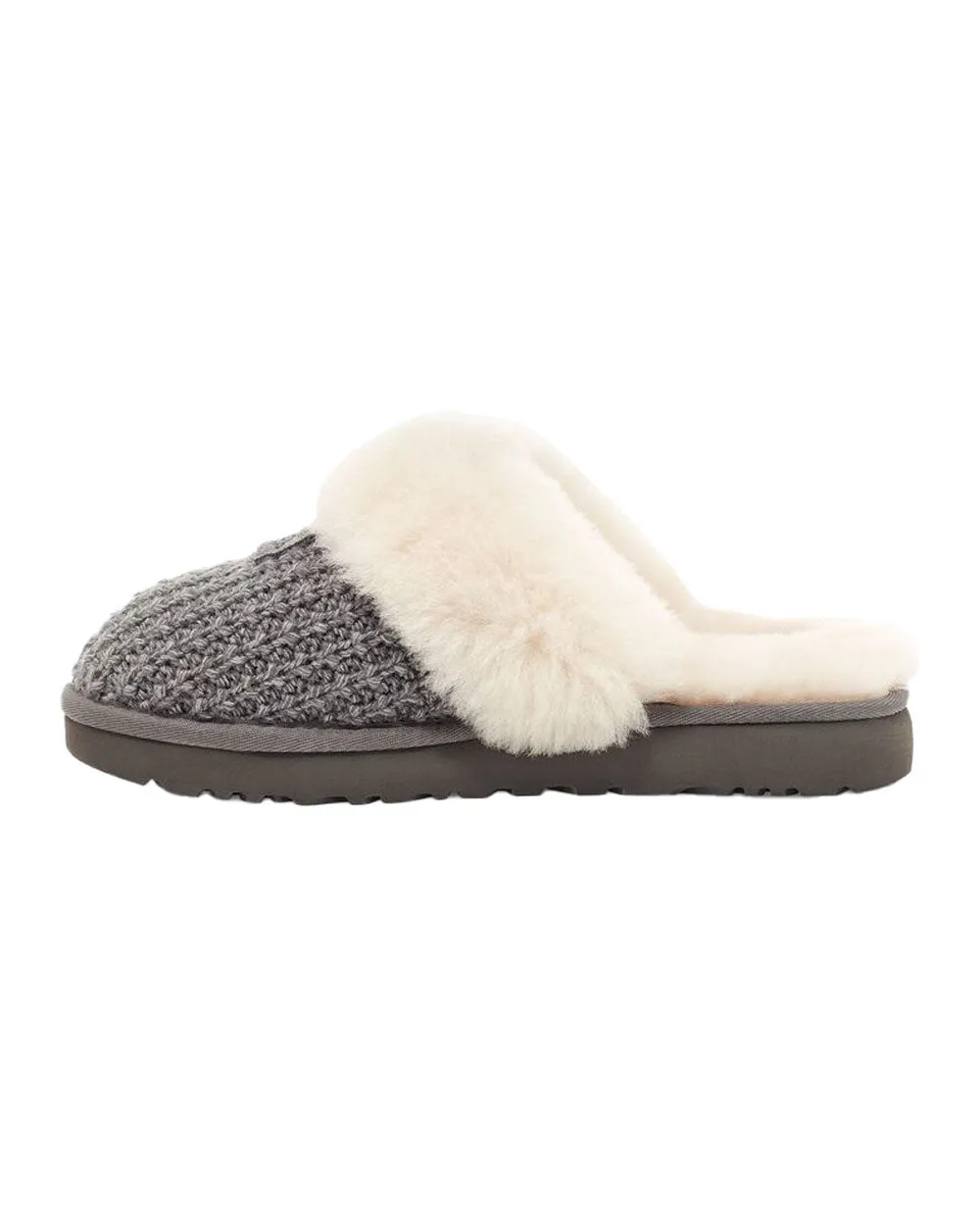 Charcoal Cozy Knit Slipper