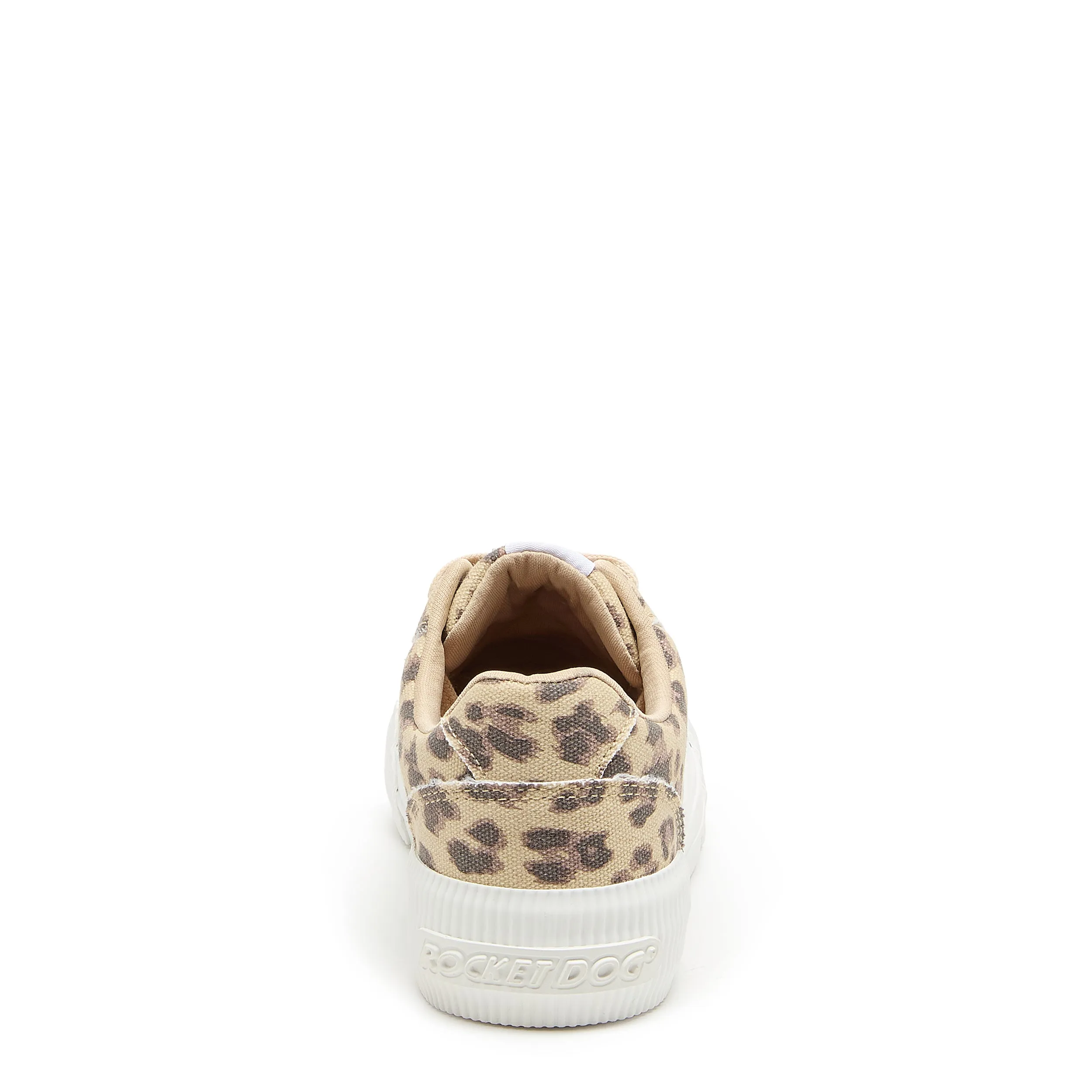 Cheery Tan Leopard Canvas Trainers