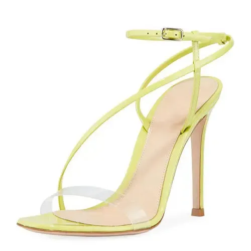 Chic Roman-Inspired Cross Strap Heeled Sandals for Women