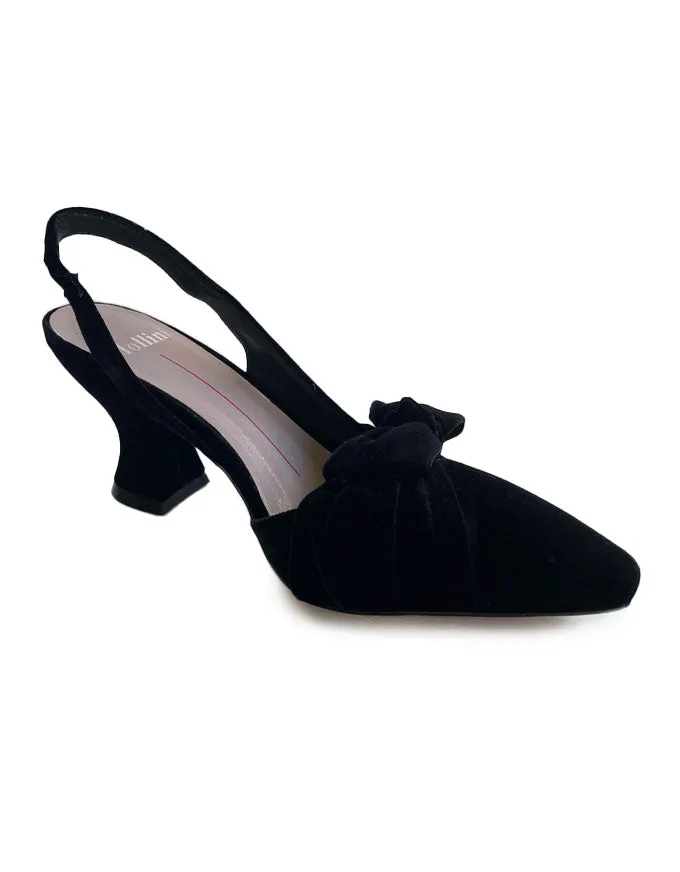 Ciello Black Velvet Heels