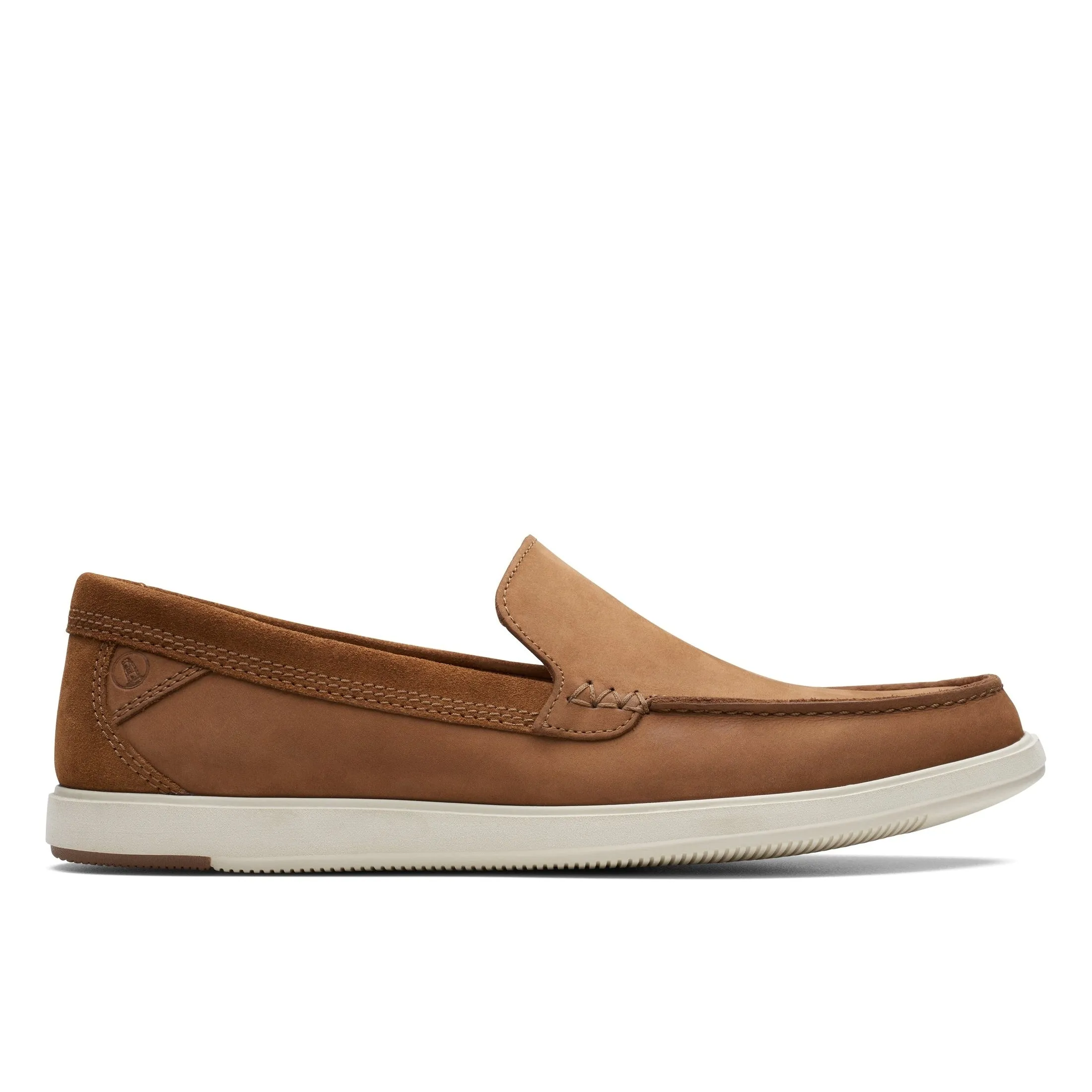 Clarks Bratton Loafer Dark Tan Nubuck