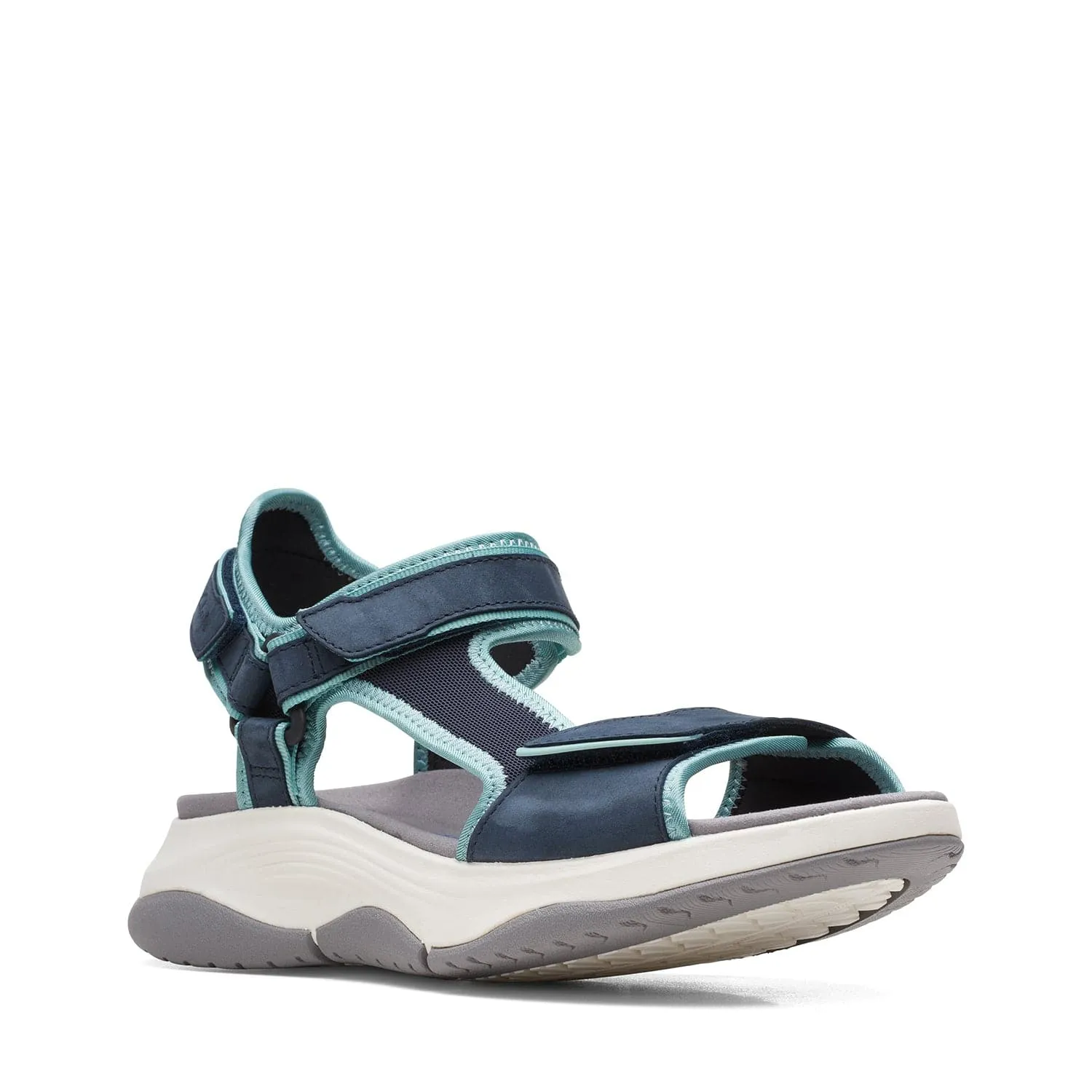 Clarks Wave 2.0 Skip Sandals (Wide Fit)