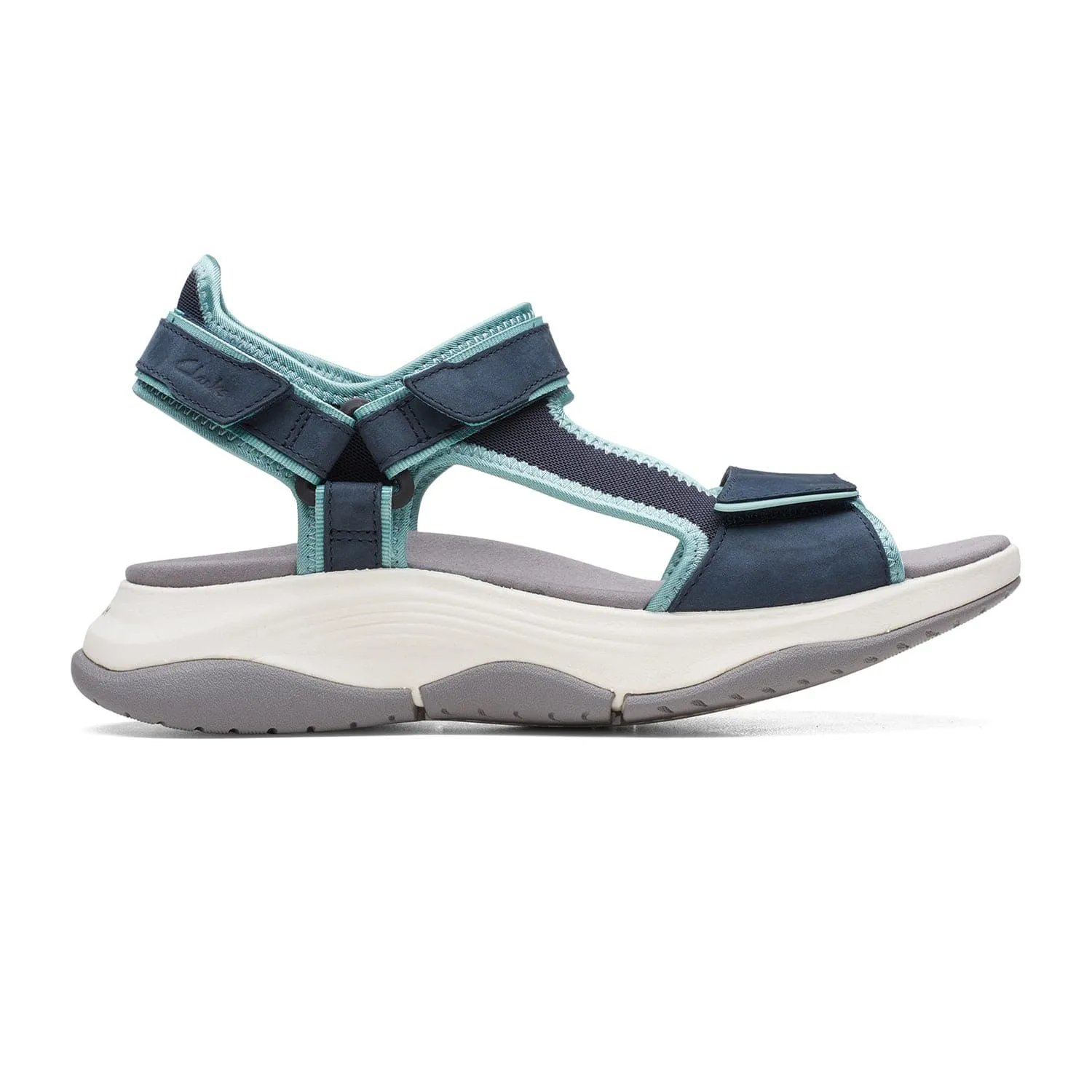 Clarks Wave 2.0 Skip Sandals (Wide Fit)