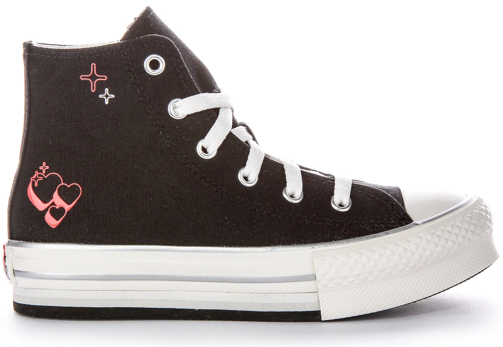 Converse All Star Eva A09121C In Black Y2K Red For Junior