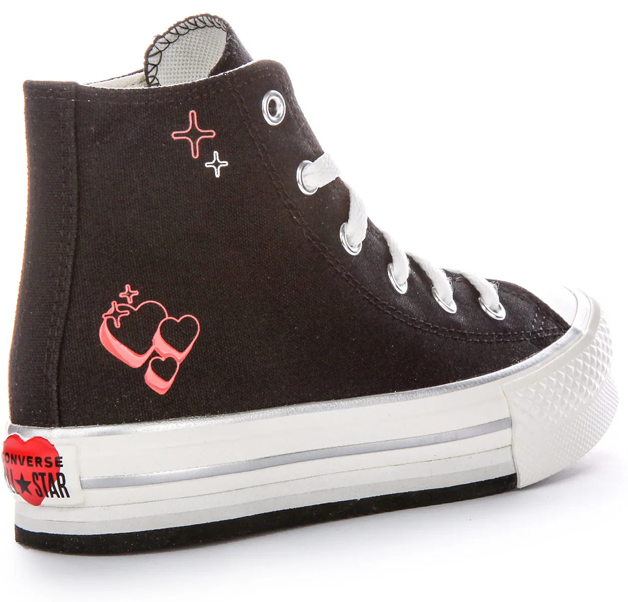 Converse All Star Eva A09121C In Black Y2K Red For Junior