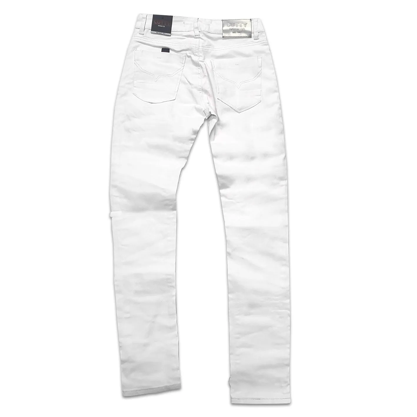 CUTTY White Wax Skinny Fit Jean