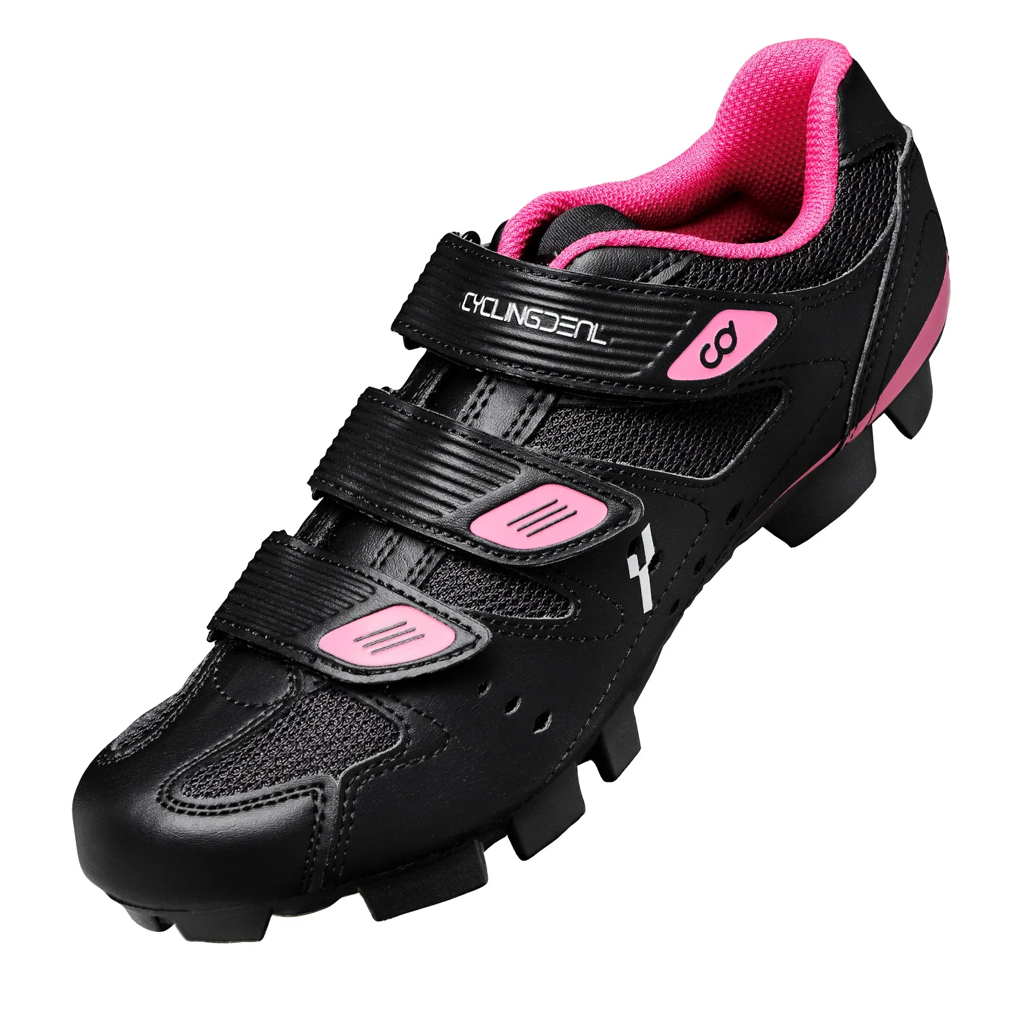 CyclingDeal Mountain Bike Bicycle Women's MTB Cycling Shoes Compatible with Shimano SPD and CrankBrothers Cleats