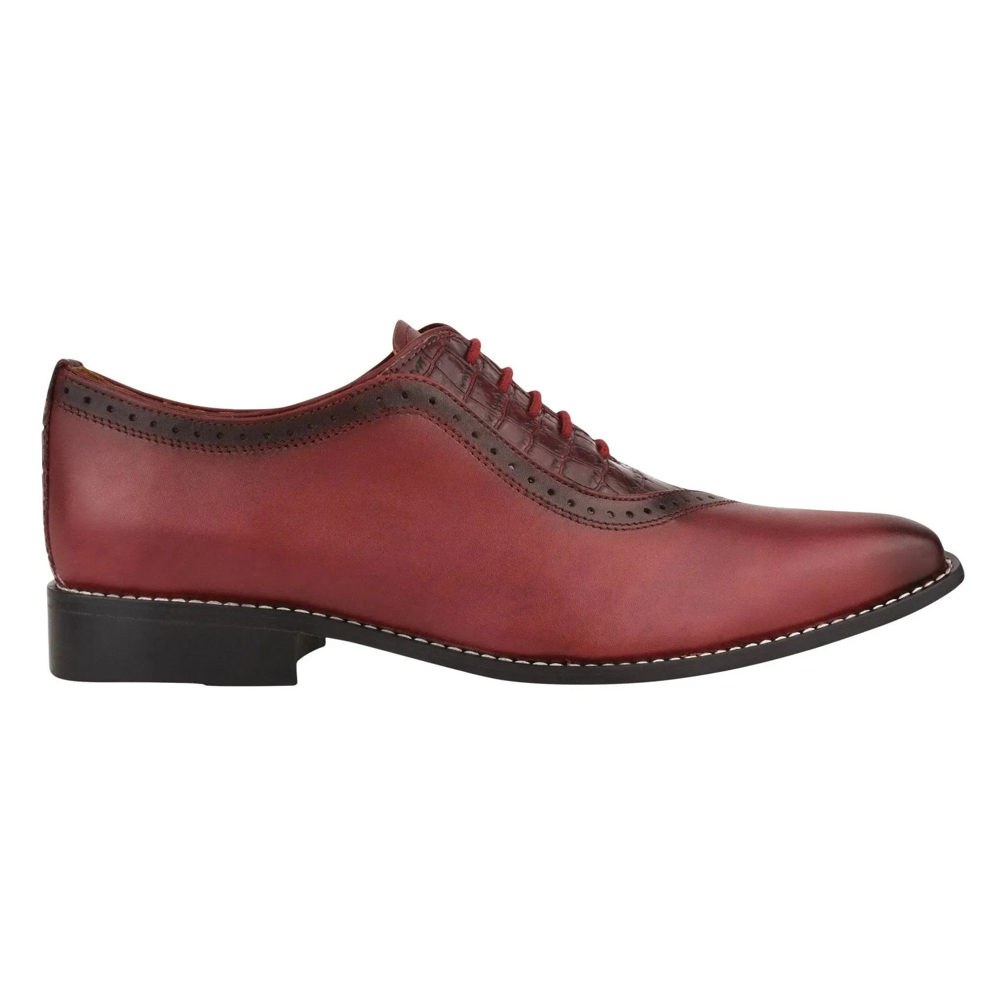 Debonair Men's Leather Oxford Dress Shoes