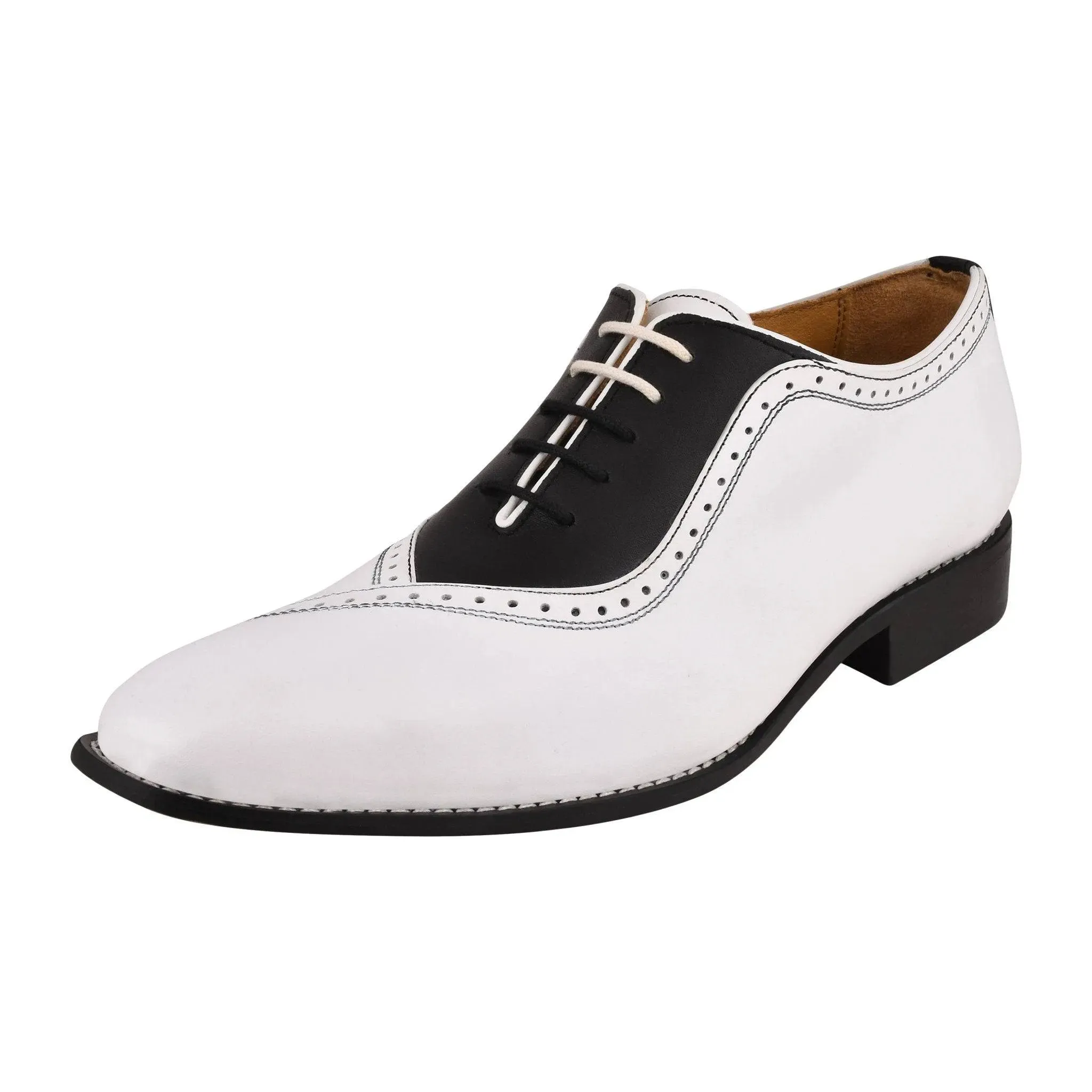 Debonair Men's Leather Oxford Dress Shoes