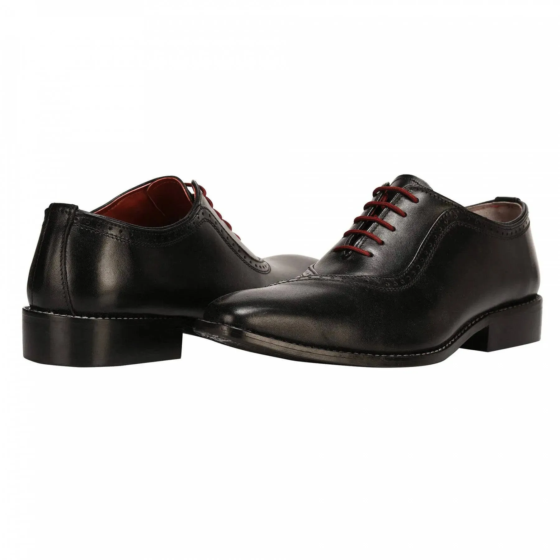 Debonair Men's Leather Oxford Dress Shoes