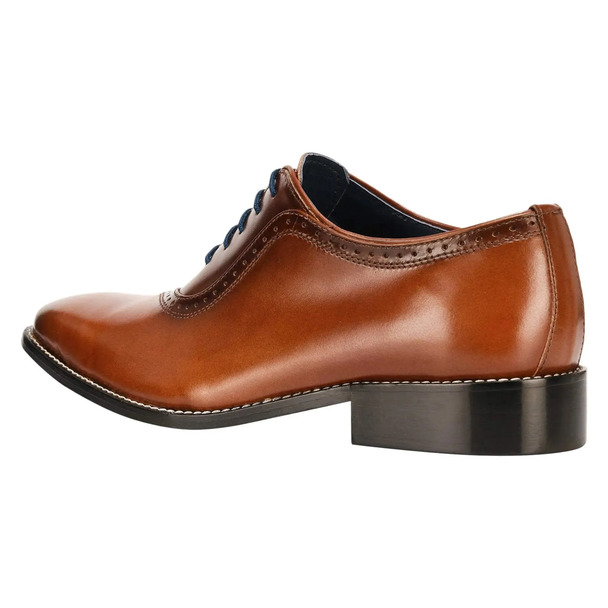 Debonair Men's Leather Oxford Dress Shoes