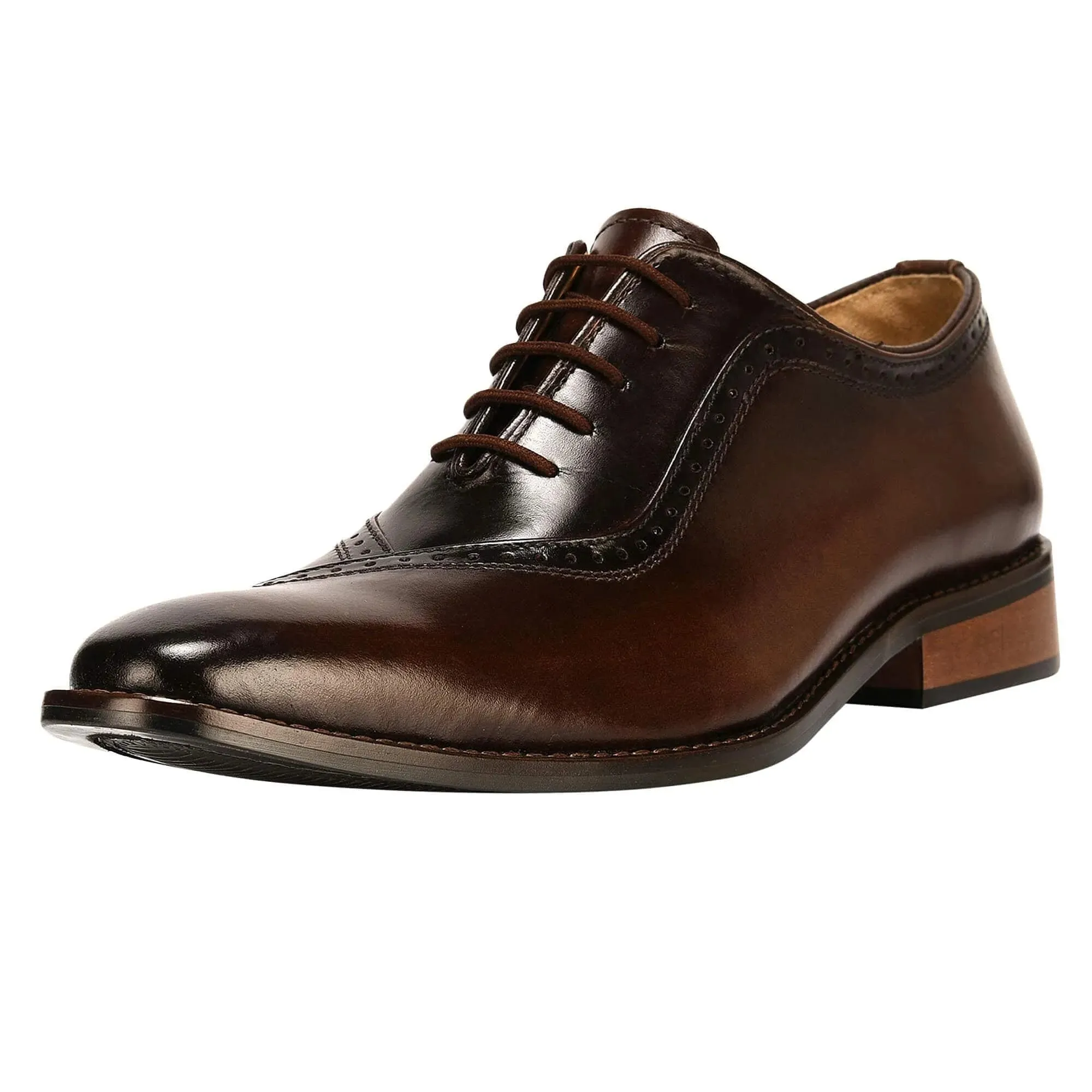 Debonair Men's Leather Oxford Dress Shoes