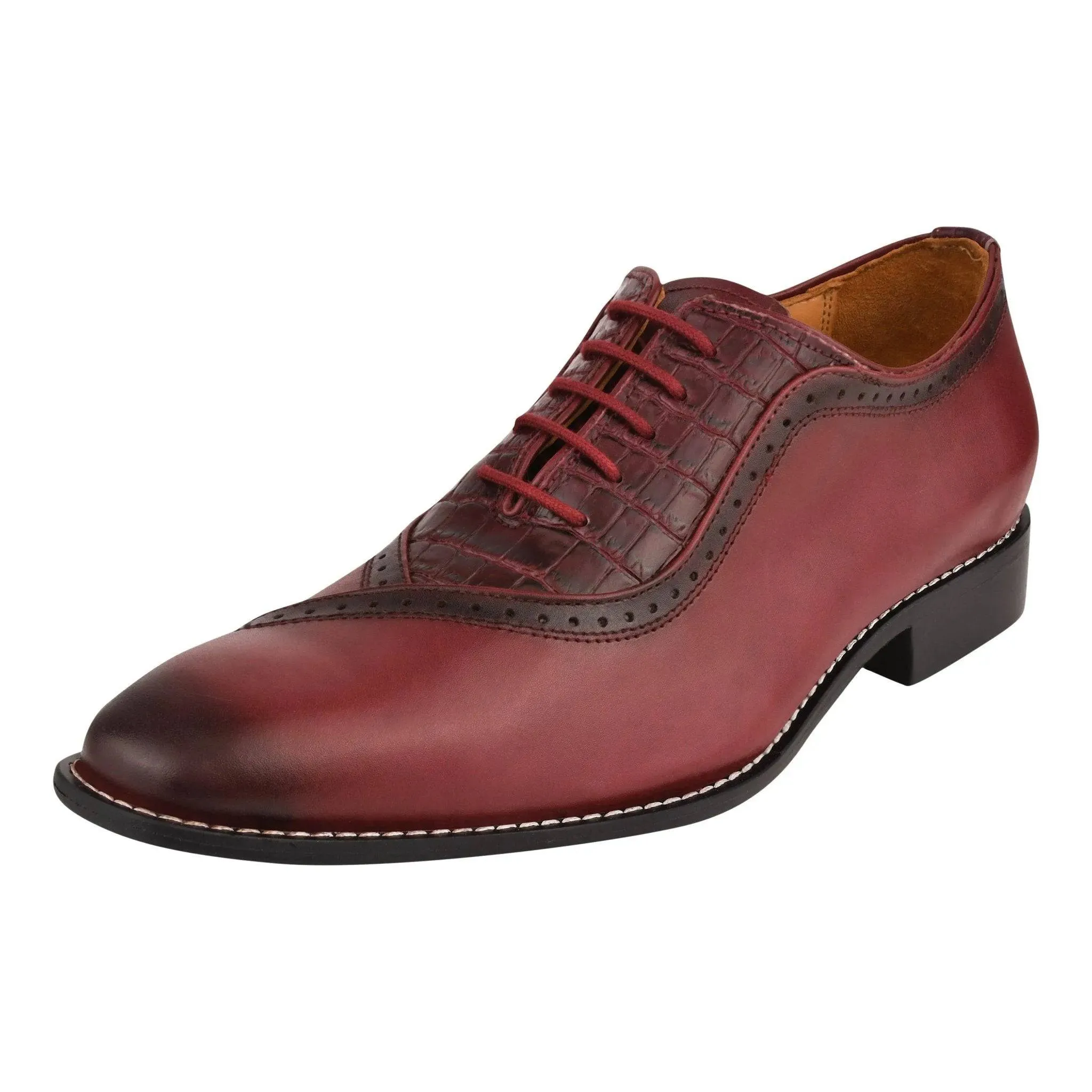 Debonair Men's Leather Oxford Dress Shoes