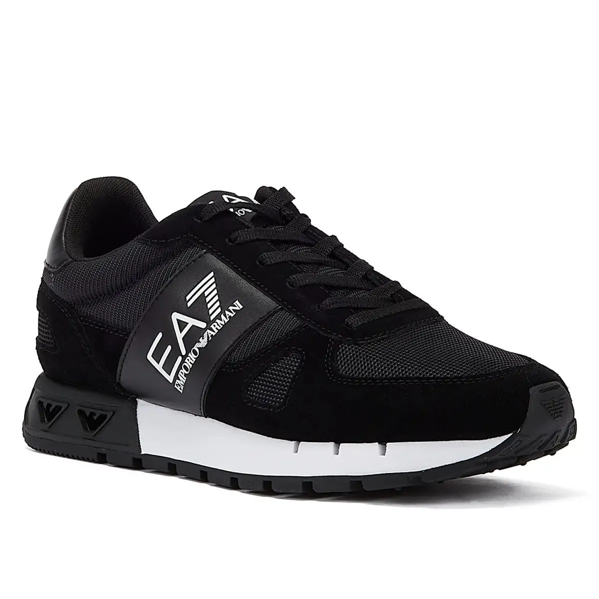 EA7 B&W Legacy Men's Black Trainers