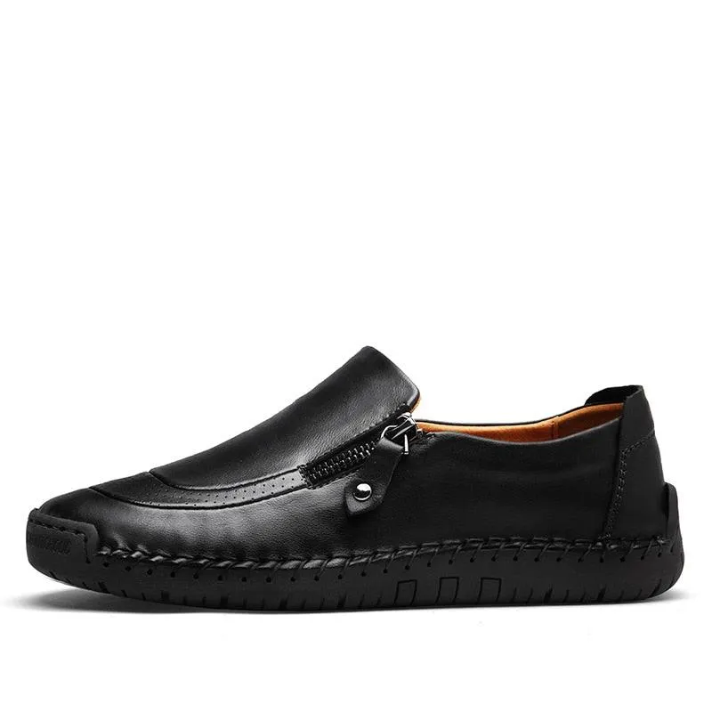 Falcon - Casual Leather Slip-On Shoes