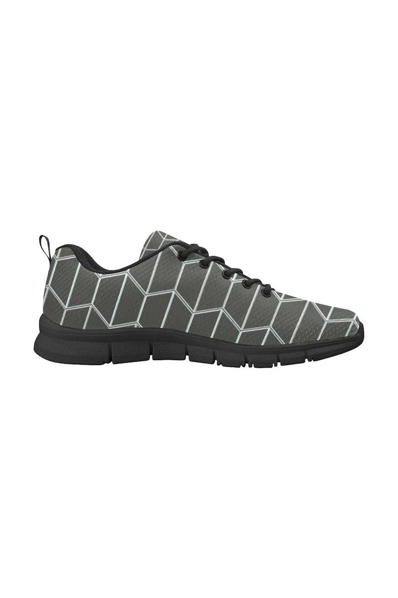 Gray Camo Women's Breathable Running Shoes