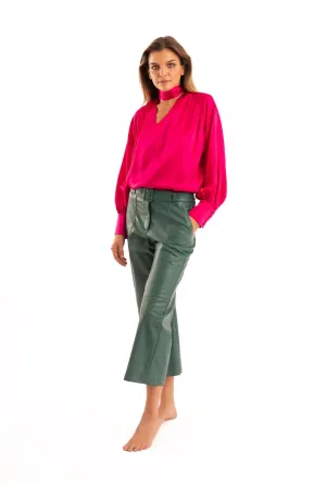 Green Pantalon Pants - NOPIN