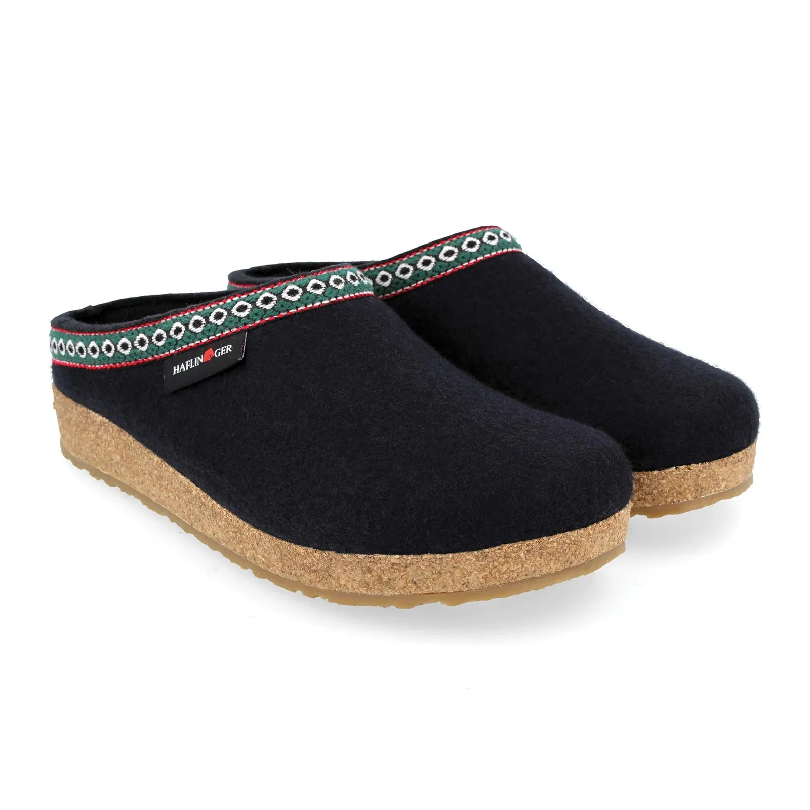 Haflinger GZ Clog (Unisex) - Navy