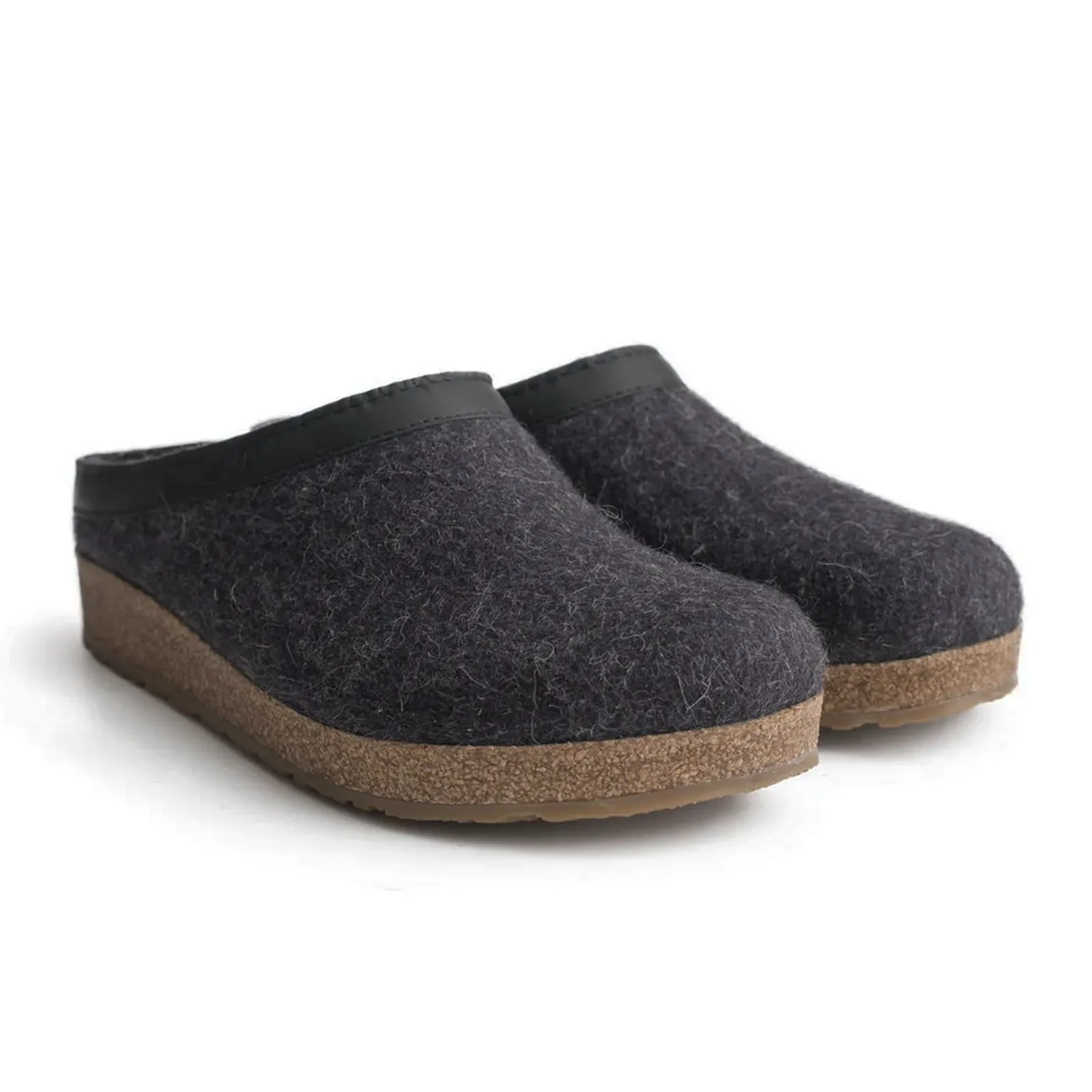 Haflinger GZL Clog (Unisex) - Charcoal