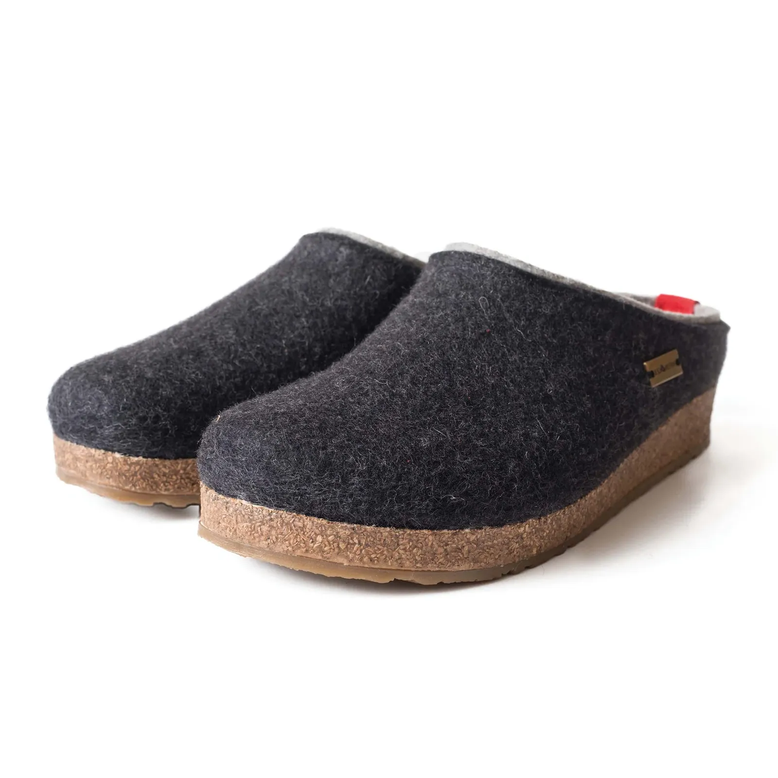 Haflinger Kris Clog (Unisex) - Charcoal