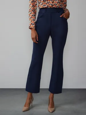 High Rise Wide Leg Ponte Pant