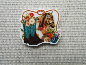 Horse and Boots Needle Minder, Cover Minder, Magnet