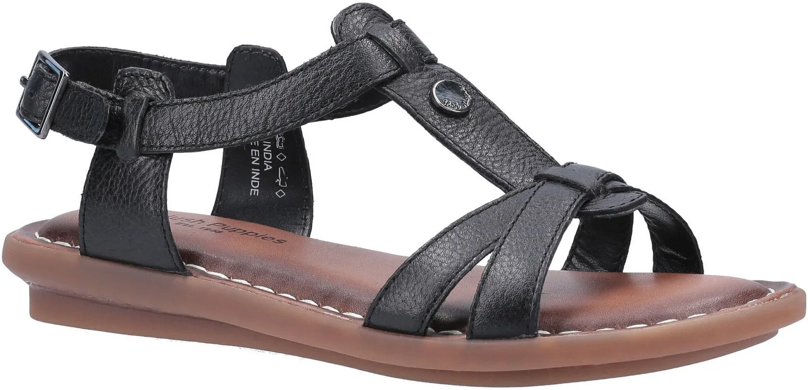 Hush Puppies Olive Tstrap Buckle Strap Sandal