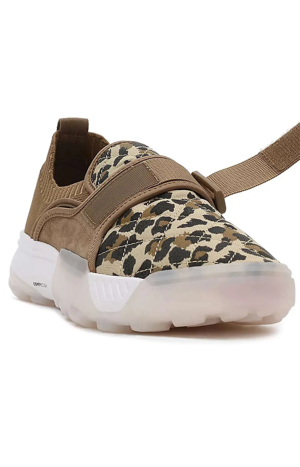 (JMCB13) Animal Coast Comfycush Shoes - Butternut/Leopard