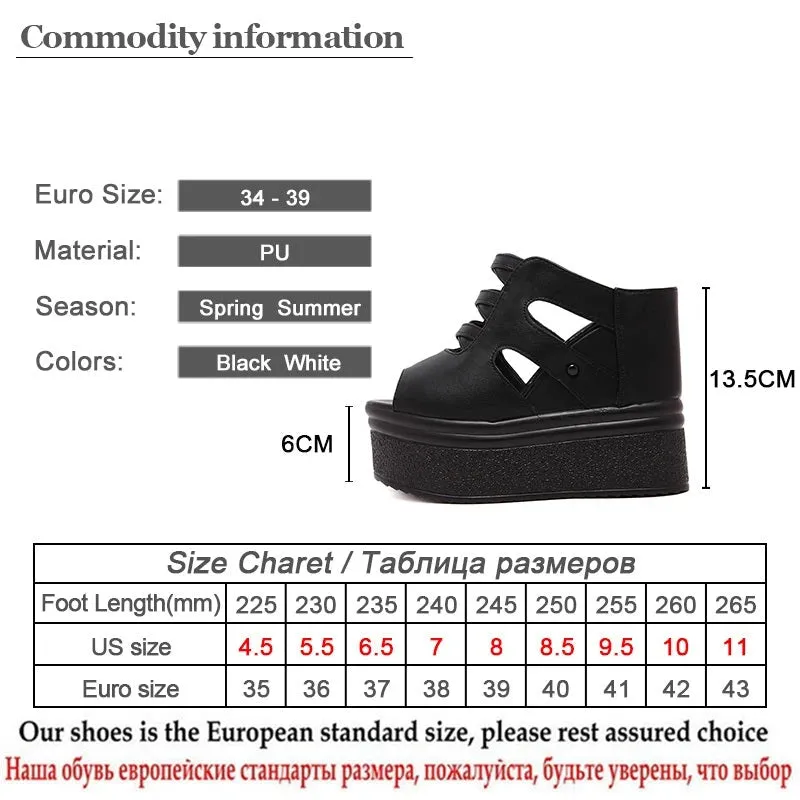 Joskaa 2024 New Chunky Heeled Platform Sandals