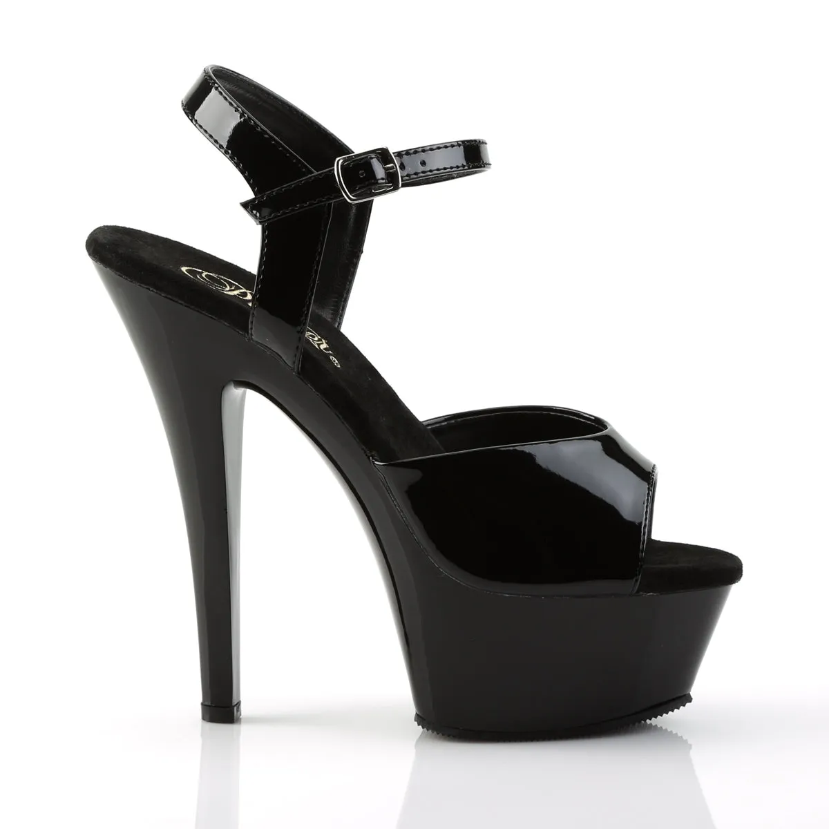 Kiss-209 Black PA Platform Sandals