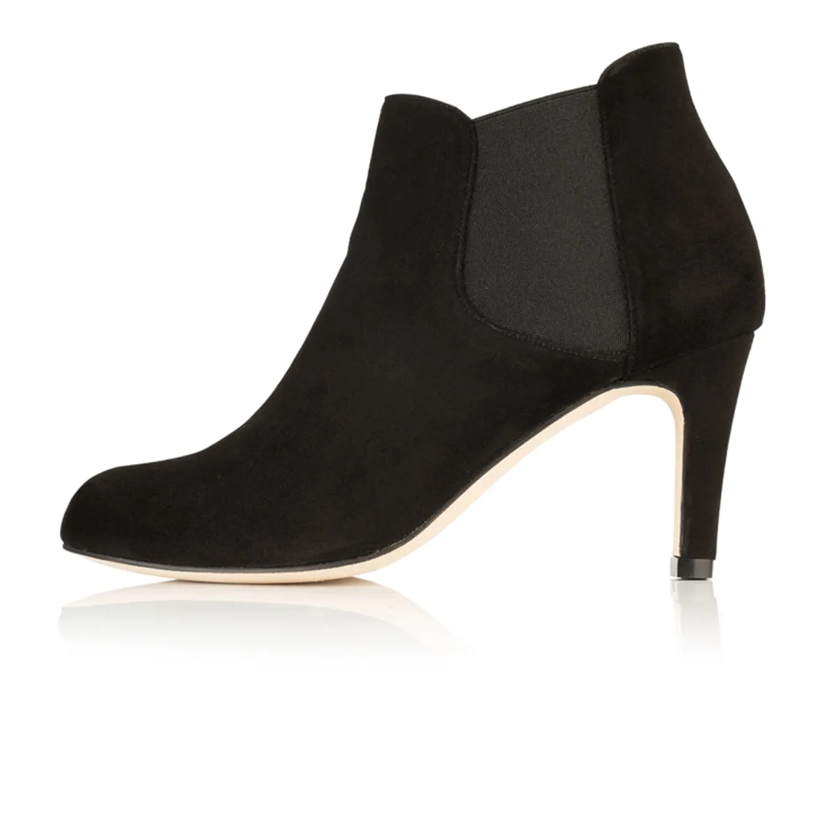 Lily Extra-Wide Fit Boots - Black Suede