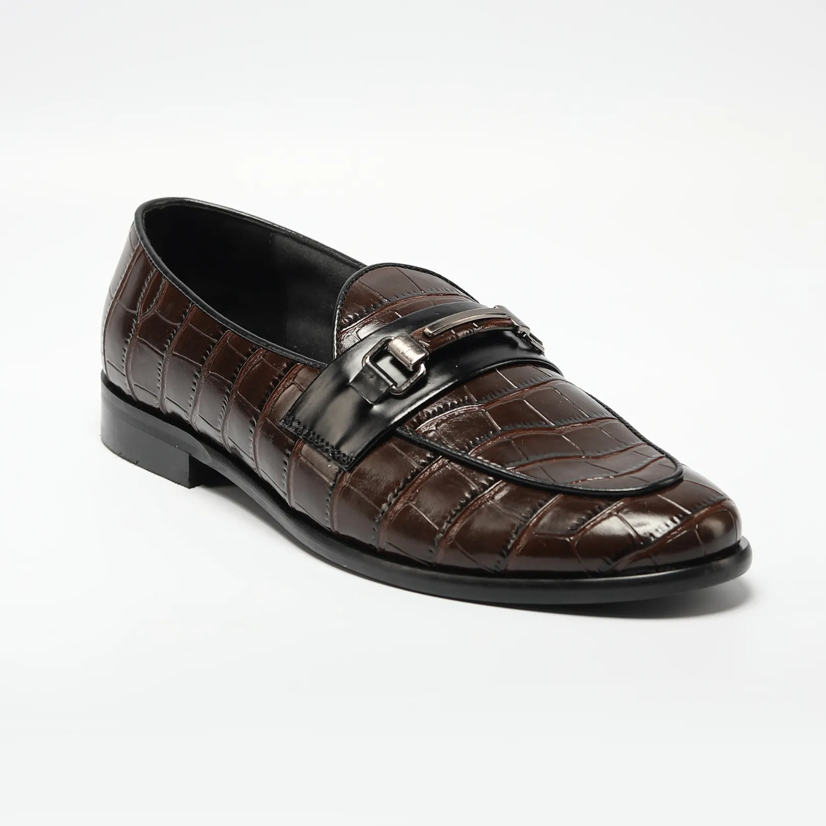 Magnificos Classic Horsebit Slip Ons - Brown