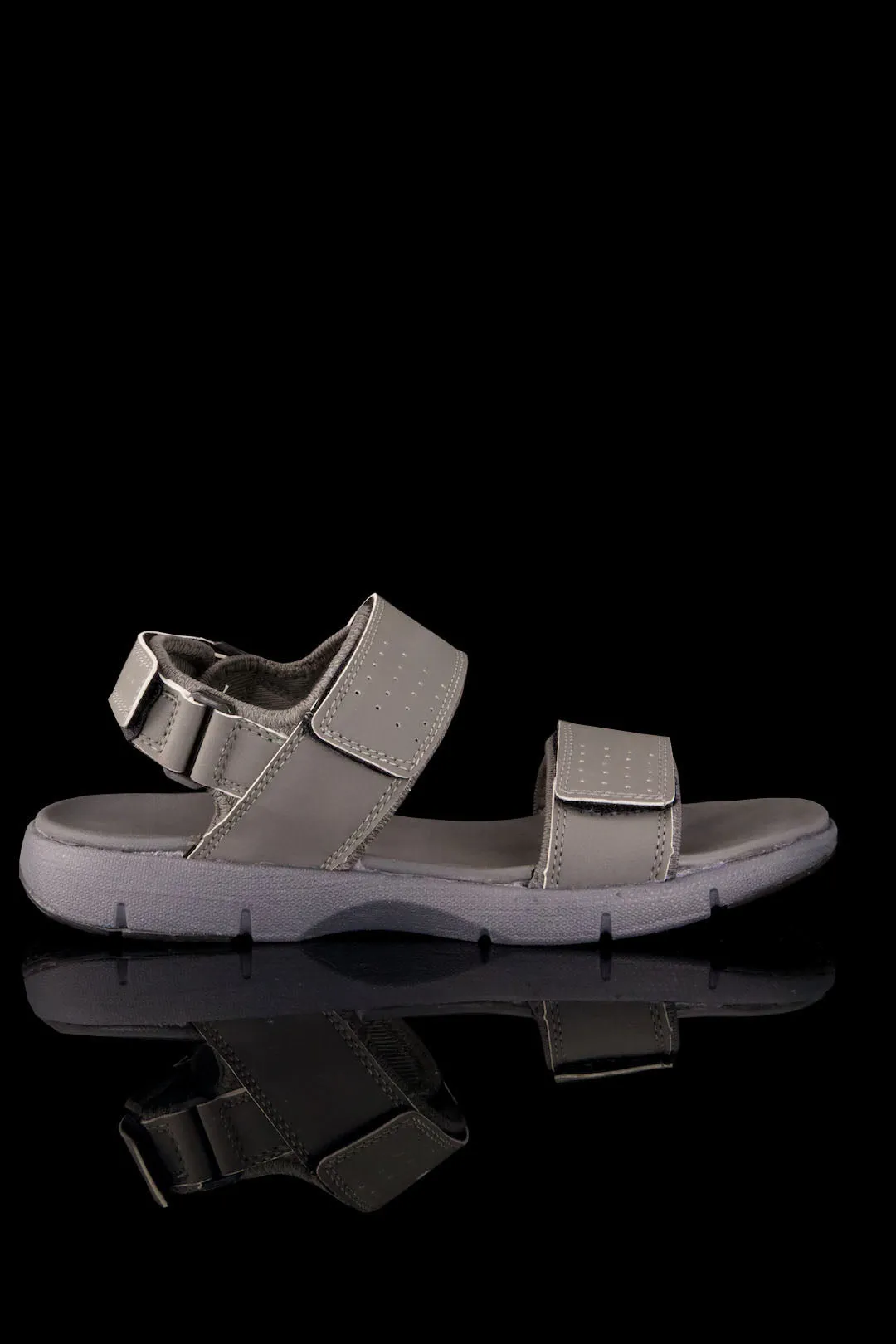 Men Synthetic Grey Sandal