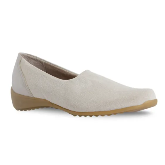 Munro Traveler Taupe Slip-on Stretch Fabric Shoes