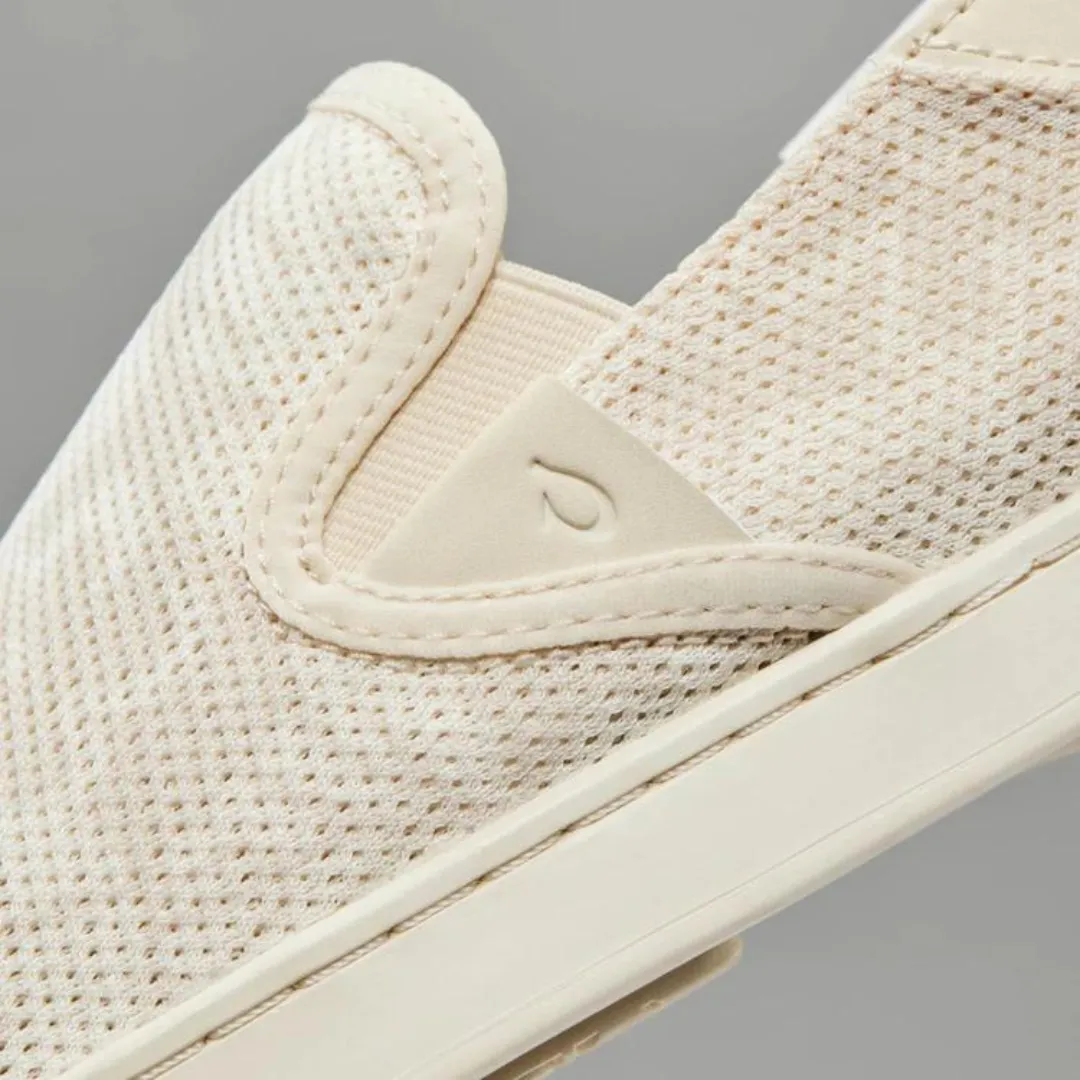 Olukai Pehuea Slip Ons - Puka/White