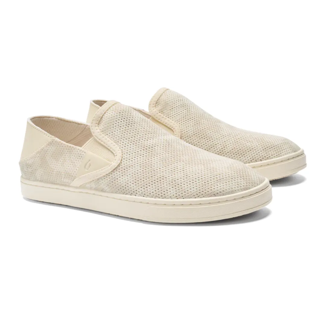 Olukai Pehuea Slip Ons - Puka/White