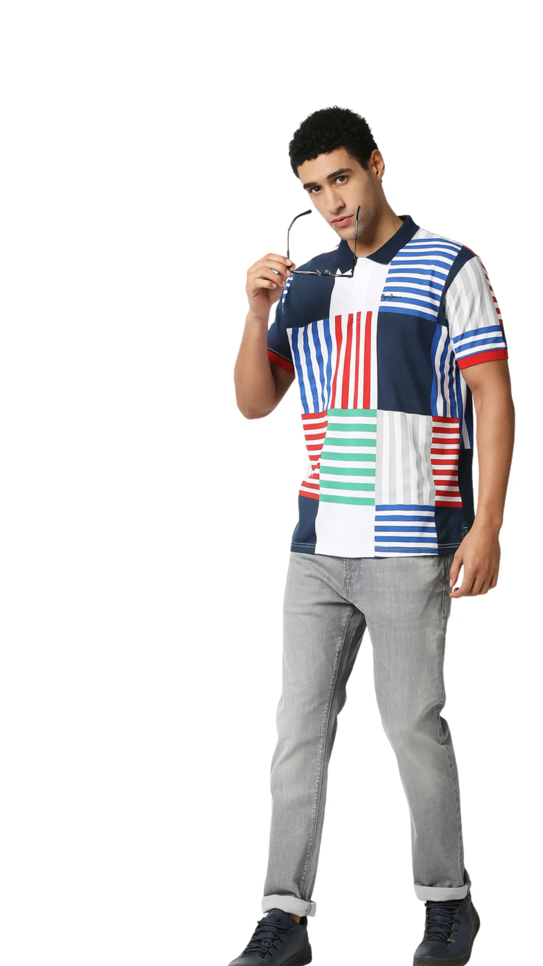 Pepe Jeans Galaxy Striper Printed Polo